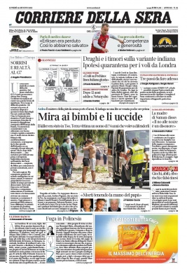 Corriere Della Sera N°20210614 du 14 juin 2021 à télécharger sur iPad
