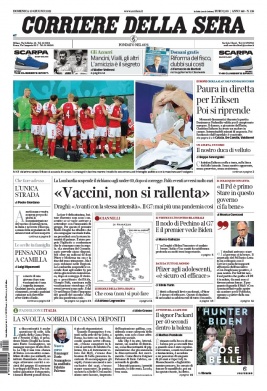 Corriere Della Sera N°20210613 du 13 juin 2021 à télécharger sur iPad