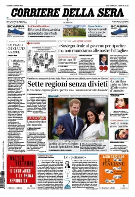 Corriere Della Sera N°20210607 du 07 juin 2021 à télécharger sur iPad
