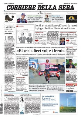 Corriere Della Sera N°20210531 du 31 mai 2021 à télécharger sur iPad