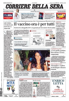 Corriere Della Sera N°20210529 du 29 mai 2021 à télécharger sur iPad