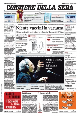 Corriere Della Sera N°20210519 du 19 mai 2021 à télécharger sur iPad