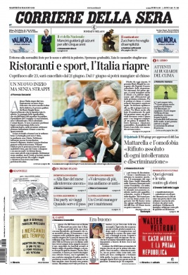Corriere Della Sera N°20210518 du 18 mai 2021 à télécharger sur iPad