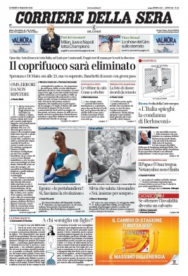 Corriere Della Sera N°20210517 du 17 mai 2021 à télécharger sur iPad
