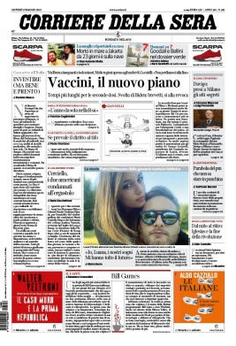 Corriere Della Sera N°20210506 du 06 mai 2021 à télécharger sur iPad