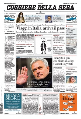 Corriere Della Sera N°20210505 du 05 mai 2021 à télécharger sur iPad