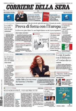 Corriere Della Sera N°20210425 du 25 avril 2021 à télécharger sur iPad