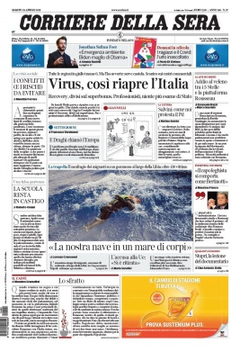 Corriere Della Sera N°20210424 du 24 avril 2021 à télécharger sur iPad