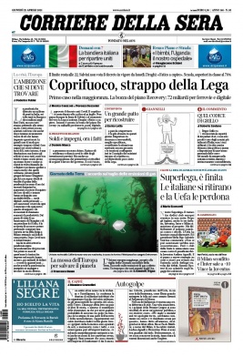 Corriere Della Sera N°20210422 du 22 avril 2021 à télécharger sur iPad