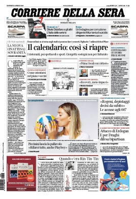 Corriere Della Sera N°20210415 du 15 avril 2021 à télécharger sur iPad