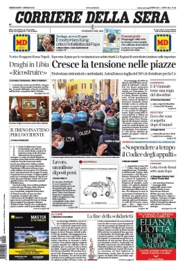 Corriere Della Sera N°20210407 du 07 avril 2021 à télécharger sur iPad