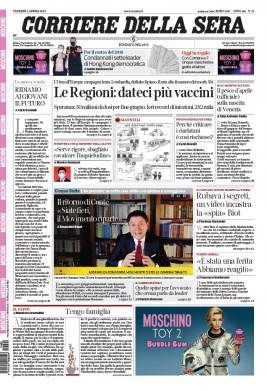 Corriere Della Sera N°20210402 du 02 avril 2021 à télécharger sur iPad