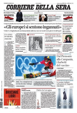 Corriere Della Sera N°20210326 du 26 mars 2021 à télécharger sur iPad