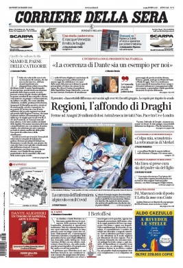 Corriere Della Sera N°20210325 du 25 mars 2021 à télécharger sur iPad