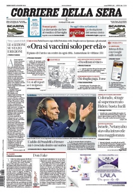 Corriere Della Sera N°20210324 du 24 mars 2021 à télécharger sur iPad