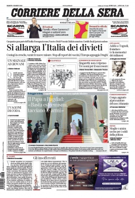 Corriere Della Sera N°20210306 du 06 mars 2021 à télécharger sur iPad