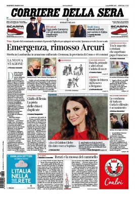 Corriere Della Sera N°20210302 du 02 mars 2021 à télécharger sur iPad