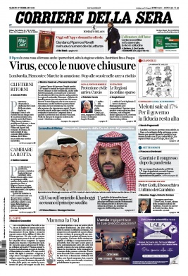Corriere Della Sera N°20210227 du 27 février 2021 à télécharger sur iPad