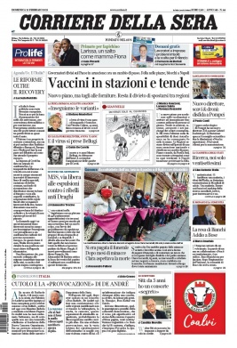 Corriere Della Sera N°20210221 du 21 février 2021 à télécharger sur iPad