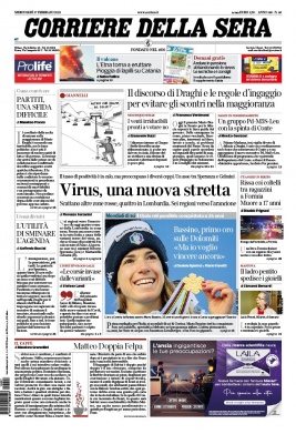 Corriere Della Sera N°20210217 du 17 février 2021 à télécharger sur iPad