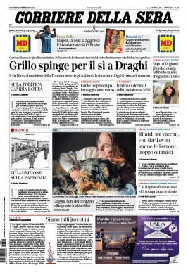 Corriere Della Sera N°20210211 du 11 février 2021 à télécharger sur iPad