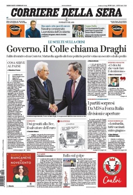 Corriere Della Sera N°20210203 du 03 février 2021 à télécharger sur iPad
