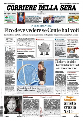 Corriere Della Sera N°20210130 du 30 janvier 2021 à télécharger sur iPad