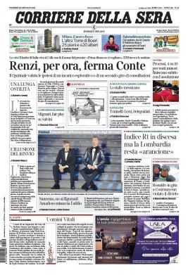 Corriere Della Sera N°20210129 du 29 janvier 2021 à télécharger sur iPad