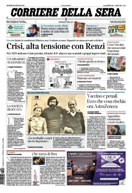 Corriere Della Sera N°20210128 du 28 janvier 2021 à télécharger sur iPad