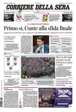 Corriere Della Sera N°20210119 du 19 janvier 2021 à télécharger sur iPad