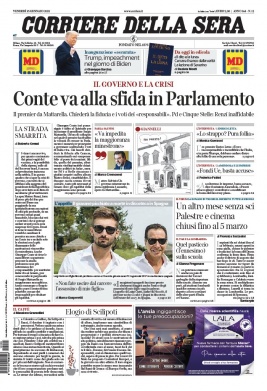 Corriere Della Sera N°20210115 du 15 janvier 2021 à télécharger sur iPad