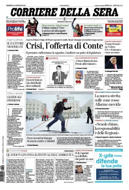 Corriere Della Sera N°20210110 du 10 janvier 2021 à télécharger sur iPad