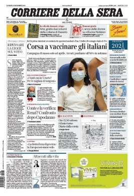 Corriere Della Sera N°20201228 du 28 décembre 2020 à télécharger sur iPad