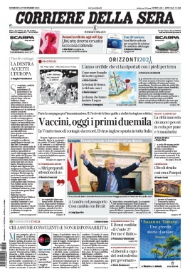 Corriere Della Sera N°20201227 du 27 décembre 2020 à télécharger sur iPad