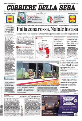 Corriere Della Sera N°20201219 du 19 décembre 2020 à télécharger sur iPad
