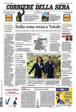 Corriere Della Sera N°20201217 du 17 décembre 2020 à télécharger sur iPad