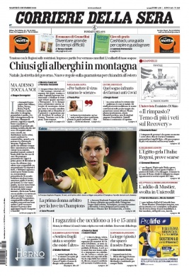 Corriere Della Sera N°20201201 du 01 décembre 2020 à télécharger sur iPad