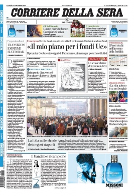 Corriere Della Sera N°20201130 du 30 novembre 2020 à télécharger sur iPad