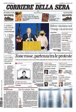 Corriere Della Sera N°20201105 du 05 novembre 2020 à télécharger sur iPad