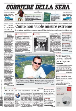Corriere Della Sera N°20201018 du 18 octobre 2020 à télécharger sur iPad
