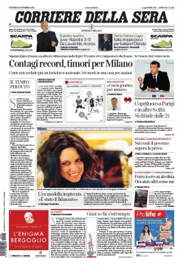 Corriere Della Sera N°20201015 du 15 octobre 2020 à télécharger sur iPad