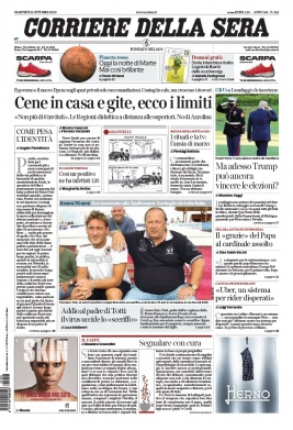 Corriere Della Sera N°20201013 du 13 octobre 2020 à télécharger sur iPad