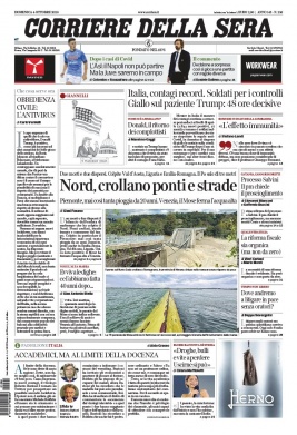 Corriere Della Sera N°20201004 du 04 octobre 2020 à télécharger sur iPad