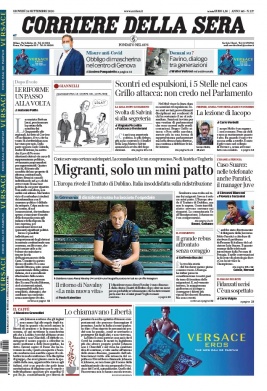 Corriere Della Sera N°20200924 du 24 septembre 2020 à télécharger sur iPad