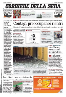 Corriere Della Sera N°20200824 du 24 août 2020 à télécharger sur iPad