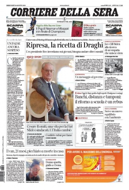 Corriere Della Sera N°20200819 du 19 août 2020 à télécharger sur iPad
