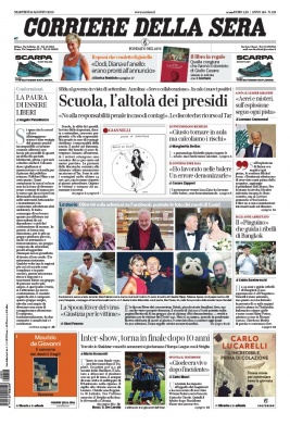 Corriere Della Sera N°20200818 du 18 août 2020 à télécharger sur iPad