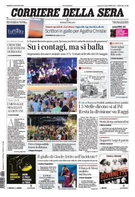 Corriere Della Sera N°20200815 du 15 août 2020 à télécharger sur iPad