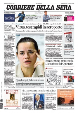 Corriere Della Sera N°20200811 du 11 août 2020 à télécharger sur iPad