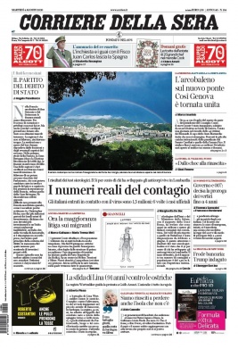 Corriere Della Sera N°20200804 du 04 août 2020 à télécharger sur iPad
